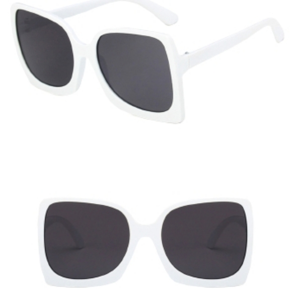 Accessories - 3/$20 New White Oversized Sunglasses